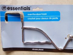 (image for) 12Pcs Metal Over the door Hook Hang Wall Office Scarf Jacket Bag