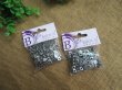 3Packs x 100Pcs Alphabet Silver Letter Cube Beads 7mm