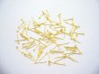 (image for) 3300Pcs Golden plated 45mm eye pins Jewelry finding