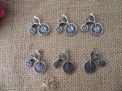 (image for) 100Pcs New Bicycle Beads Charms Pendants Jewellery Findings