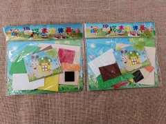 (image for) 20Sets Snail DIY EVA Crafts 3D Puzzle Stickers Toy Art Gift