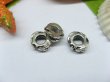 (image for) 50pcs Tibetan Silver Leaf Barrel Beads European Design