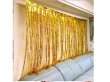 5Pcs Gold Metallic Tinsel Curtain Foil Backdrop Streamer Party (image for) 5Pcs Gold Metallic Tinsel Curtain Foil Backdrop Streamer Party