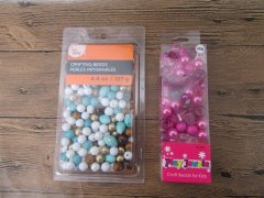 (image for) 6Packets Star Oval Round Loose Beads Crafting Beads Assorted
