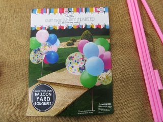 (image for) 1Set Balloon Yard Sign Decorations for Outdoor Party Supplies