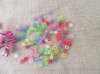 1000 Frosted Clear Candy Color Barrel Pony Beads 8mm Mixed
