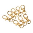 50Pcs Golden Swivel Clasp Metal Hardware for Jewelry,Key Rings,bag dangles (image for) 50Pcs Golden Swivel Clasp Metal Hardware for Jewelry,Key Rings,bag dangles