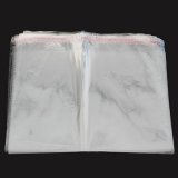 1000 Clear Self-Adhesive Seal Plastic Bags 20x34cm