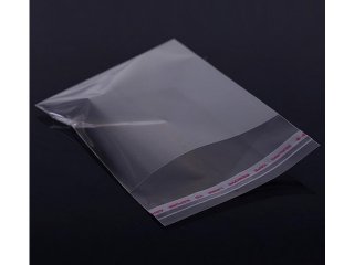 1000 Clear Self-Adhesive Seal Plastic Bags 14x11cm