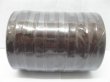 (image for) 10Rolls X 50Yards Coffee Brown Organza Ribbon 12mm