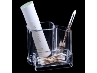 6Pcs HQ 3 Slots Lipstick Brush Eyebrow Pen Holder Jewelry Box