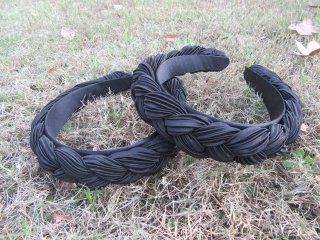 1Pc Wide Thick Chunk Black Headbands Hair Band Hair Accessories (image for) 1Pc Wide Thick Chunk Black Headbands Hair Band Hair Accessories