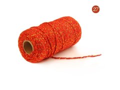 (image for) 2x100Yards Golden Red Cotton Bakers Twine String Cord Rope Craft