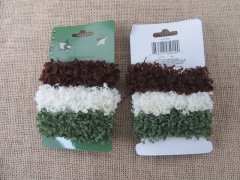 (image for) 1Sheet X 3Pcs Elastic Hair Band Ponytail Holders Hair Tie