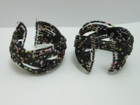 12Pcs New Open Ended Bangle Multi Loop Seed Beads Bracelet