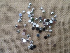 (image for) 12Sheets x 150Pcs White Flatback Acrylic Gemstones Rhinestones 6
