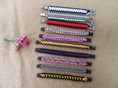 (image for) 10Pcs Emergency Bracelet Outdoor Hiking Camping Bracelet Mixed