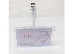 (image for) 20X Double-Line Slatwall Hook with Flip Tag 20cm Long