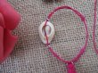 12Pcs Natural Shell Bracelets Elastic Hair Band - Pink (image for) 12Pcs Natural Shell Bracelets Elastic Hair Band - Pink
