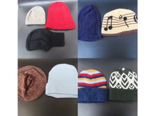 10Pcs Adult Caddice Crochet Hat Winter Hat Cap