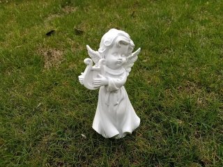 4Pcs Little Angel Playing Music Instruments Figurine Decor