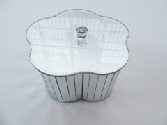 (image for) 1Pc Mirror Flower Jewellery Display Cases Gift Boxes