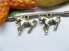 (image for) 20pcs Metal Running Horse Charms yw-ac-mc81