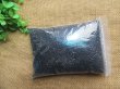 450g Black Tube Glass Bugle Seed Beads 2mm (image for) 450g Black Tube Glass Bugle Seed Beads 2mm