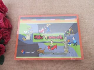 1Set The Hide and Seek Box Game Toy Set 28x21cm