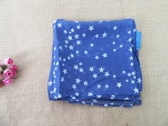 10Pcs Blue Star Bandana Kerchief Scarf Head Wrap 10Pcs Blue Star Bandana Kerchief Scarf Head Wrap