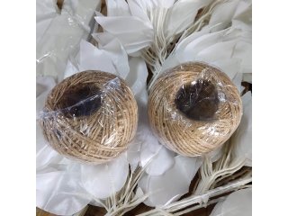 6Pcs x 50m Burlap Rope Hemp Cord Thread Jute String Roll DIY 2mm