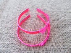1Pc Pink Plastic Hairband Headband 15mm Wide for Girls 1Pc Pink Plastic Hairband Headband 15mm Wide for Girls