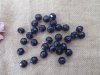 450g (Approx 120pcs) Dark Purple Rondelle Faceted Crystal Beads