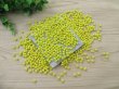 (image for) 3000Pcs Flat Round Faceted Spacer Beads 6x4mm - Yellow