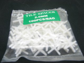 5Pkts x 500 Tile Spacers Wall & Floor Long Leg Easy Snap 2.0mm