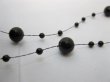 1Roll X 60Meter Black Beaded Garland for Wedding Craft Dia.8mm (image for) 1Roll X 60Meter Black Beaded Garland for Wedding Craft Dia.8mm