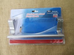 (image for) 4Pcs Stainless Steel Over the Door Hook Hang Office Scarf Jacket