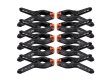 16Pcs 4-Inch Spring Strong Clamp Craft DIY Woodworking Micro Gri (image for) 16Pcs 4-Inch Spring Strong Clamp Craft DIY Woodworking Micro Gri
