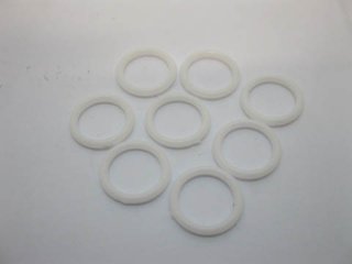 5x200Pcs White Bra Rings Bra Finding Acessories 13mm