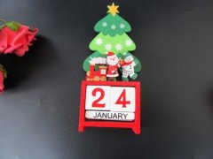 (image for) 6Sets Calendar Christmas Tree Home Desk Decoration Xmas Gifts