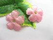 (image for) 1000 Pink Ribbon Padded Flower Embellishments Trims