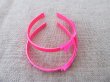 1Pc Pink Plastic Hairband Headband 15mm Wide for Girls (image for) 1Pc Pink Plastic Hairband Headband 15mm Wide for Girls