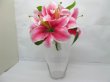 (image for) 5Pcs Wedding Clear Glass Wide Top Table Flower Vases