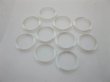 (image for) 200Pcs Clear Bra Rings Bra Finding Acessories 13mm