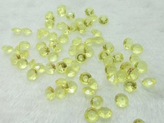(image for) 1000 Yellow Diamond Confetti 8mm Wedding Table Scatter