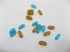 1000gram Blue & Yellow Plastic Beads