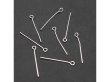 (image for) 500gram Silver Plated Eye Pins Jewelry Finding 30mm