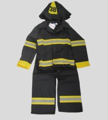 1Set Party Cosplay Costume Firefighter Jacket Trousers and Hat (image for) 1Set Party Cosplay Costume Firefighter Jacket Trousers and Hat