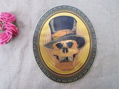 (image for) 10Pcs Skeleton Pirate 3D Wall Sticker Halloween Home Decor
