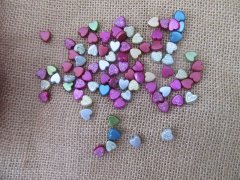 (image for) 10Packs x 160Pcs Decorative Heart Beads DIY Jewellery Accessory